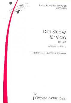 Drei Stücke für Viola mit Klavierbegleitung 