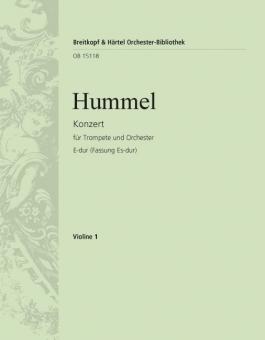 Konzert für Trompete und Orchester E-Dur - Fassung Es-Dur 