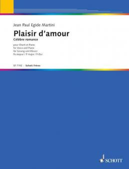 Plaisir D'Amour F Major Standard