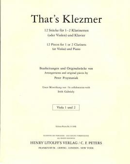 That's Klezmer (part for viola(s)) 