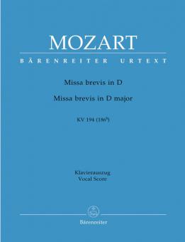 Missa brevis in D major KV 194 (186h) Standard