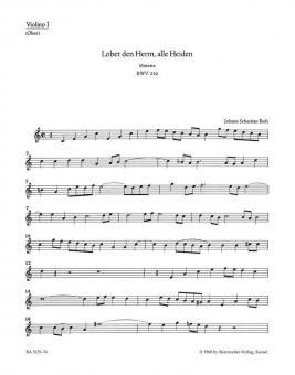 Lobet den Herrn, alle Heiden 