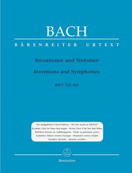 Inventions and symphonies BWV 772-801 Standard