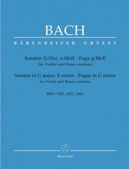 Sonatas in G major, E minor- Fugue in G minor Standard