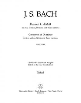 Konzert d-Moll BWV 1043 