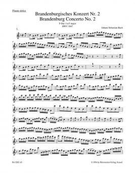 Brandenburgisches Konzert Nr. 2 BWV 1047 