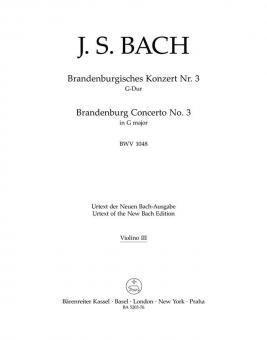 Brandenburgisches Konzert Nr. 3 G-Dur BWV 1048 