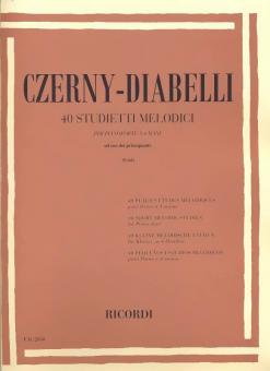 40 Studietti Melodici per Pianoforte à 4 Mani 