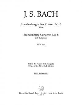 Brandenburgisches Konzert Nr. 6 B-Dur BWV 1051 