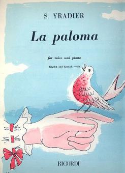 La Paloma Eng / Sp Song Key D 