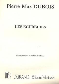 Les Ecureuils, pour Szxophone En Mi Bemol et Piano 