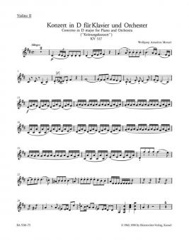 Konzert Nr. 26 D-Dur KV 537 
