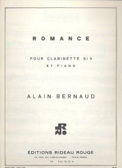 Romance per Clarinetto E Pianoforte 