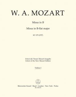 Missa brevis B-Dur KV 275 (272b) 
