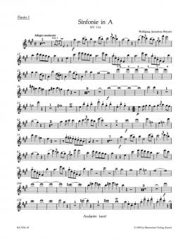 Sinfonie Nr. 14 A-Dur KV 114 