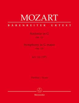 Sinfonie Nr. 12 G-Dur KV 110 (75b) Standard