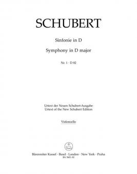 Sinfonie Nr. 1 D-Dur D 82 