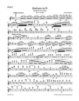 Sinfonie Nr. 3 D-Dur D 200 