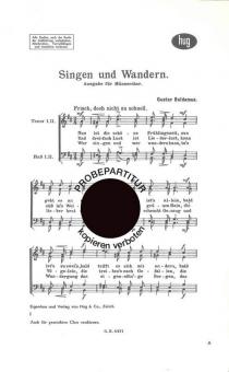 Singen und wandern 