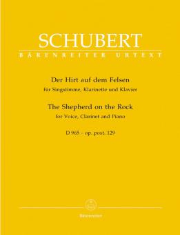 The Shepherd on the Rock D 965 op.post.129 Standard