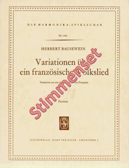Variationen über ein französisches Volkslied 
