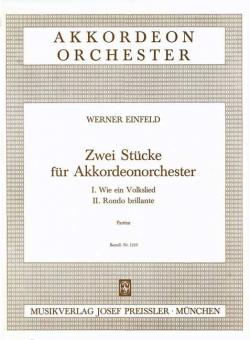 Zwei Stücke für Akkordeon Orchester 