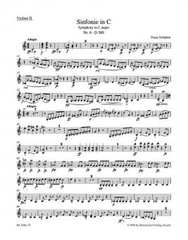 Sinfonie Nr. 6 C-Dur D 589 