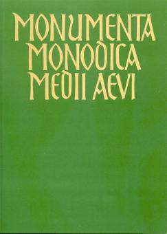 Monumenta Monodica Medii Aevi, Subsidia 3 