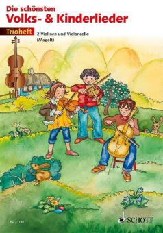 Die schönsten Volks- und Kinderlieder - Trioheft Standard