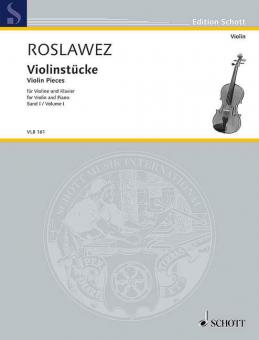 Violin Pieces Vol. 1 Standard