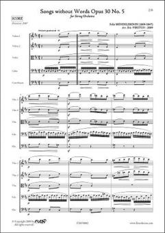 Songs Without Words Op. 30 No. 5 