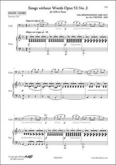 Songs Without Words Op. 53 No. 2 