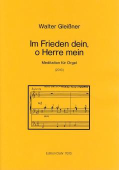 Im Frieden dein, o Herre mein 