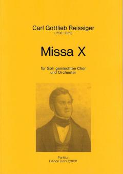 Missa X D-Dur (1850) (für Soli, gemischten Chor und Orchester) 