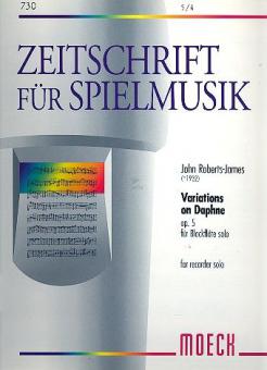 Variations on Daphne op. 5 