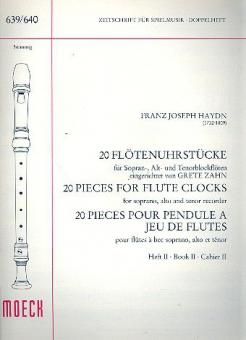 20 Flötenuhrstücke Heft 1 