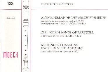 Altniederländische Abschiedslieder 