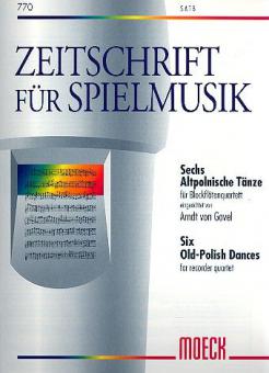6 altpolnische Tänze 