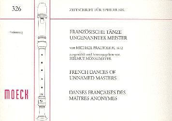 Französische Tänze ungenannter Meister 