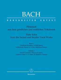 Flute solos from the sacred and secular vocal works 1 Standard