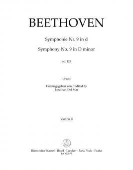 Symphony no. 9 D minor op. 125 