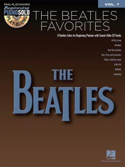 Beginning Piano Solo Play-Along Vol. 7: The Beatles Favourites 