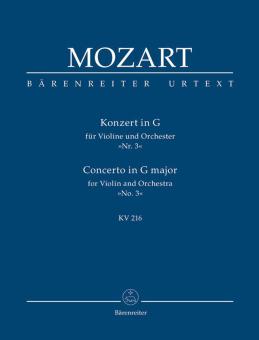 Konzert Nr. 3 G-Dur KV 216 