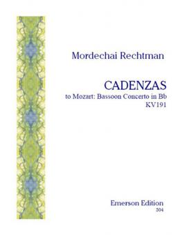 Cadenzas For Concerto KV 191 