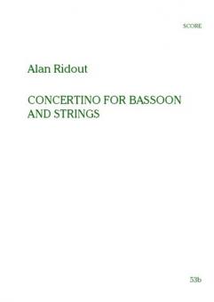 Concertino For Bassoon & Strings 