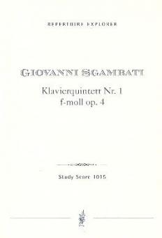 Klavierquintett Nr.1 f-Moll op.4 