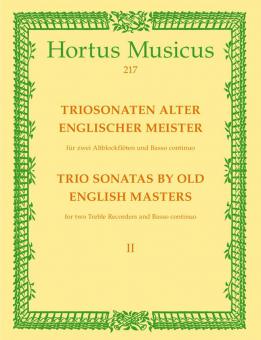 Triosonaten alter englischer Meister Heft 2 