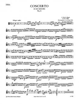 Concerto c-Moll Wq 31 