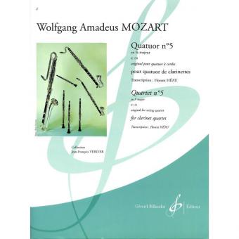 Quatuor No 5 en Fa Majeur KV 158 