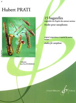 15 Bagatelles pour Saxophone 